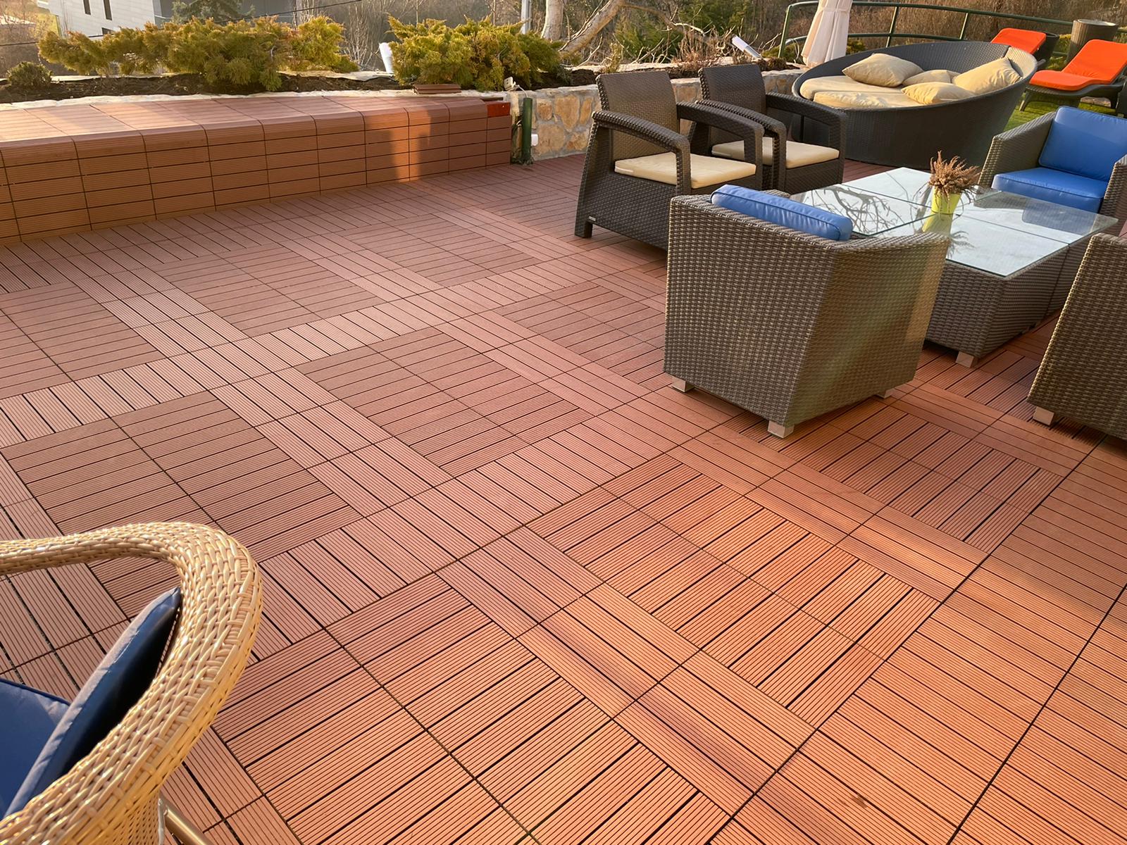 Terrace with Deck Tiles