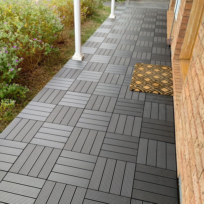 Easy DIY Front Porch Makeover with Decko Deck Tiles | Transform Concrete Instantly