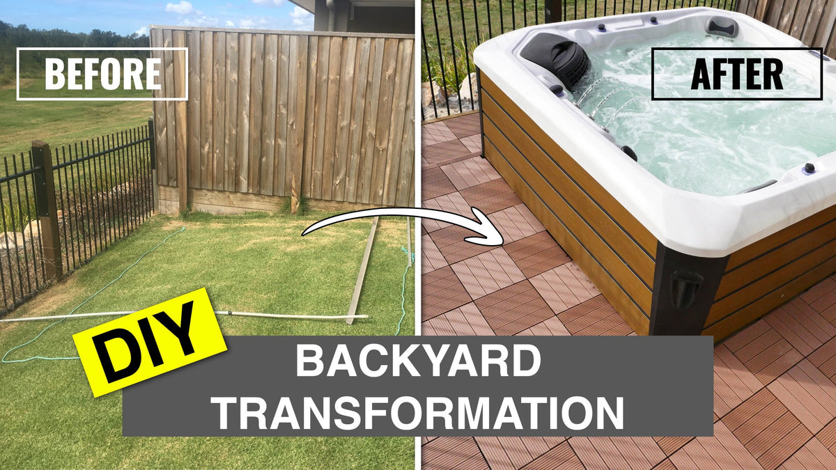 Installing Deck Tiles on Grass