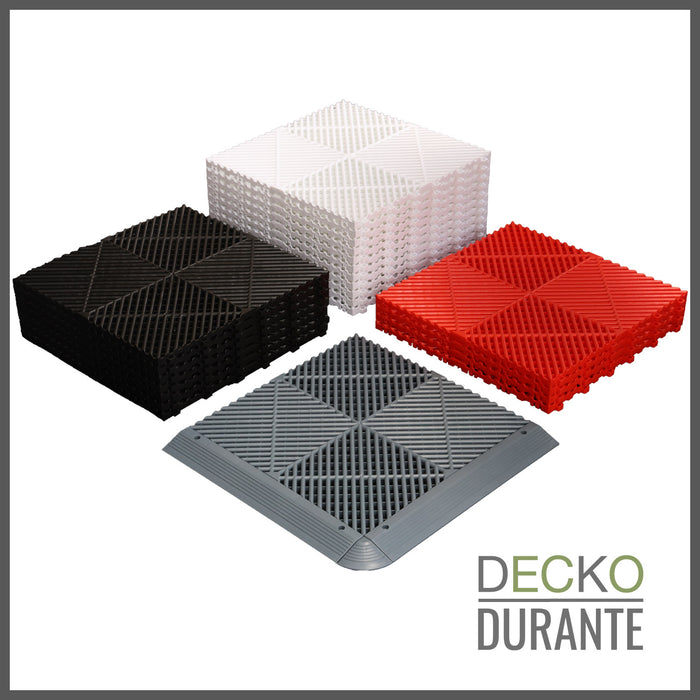 <b>Garage Tile Samples</b> - Interlocking Polypropylene Flooring - Build your Own Selection | DECKO - Fully Refundable (up to 6 items) with FREE Return