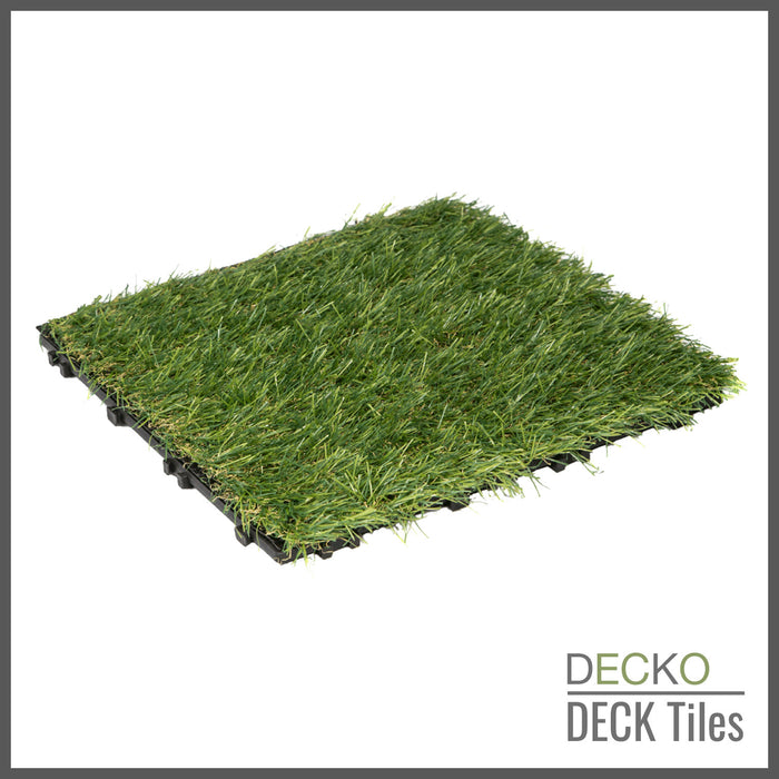 <b>Deck Tiles</b> - Premium WPC Interlocking - Box of 11 tiles = 10.86 sqft | DECKO
