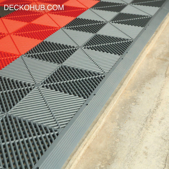 Garage Tile - Interlocking Polypropylene Flooring | DECKO <b>DURANTE</b> (15.8" x 15.8" x 0.7" tile) <b>Select Color</b> - (One Piece)
