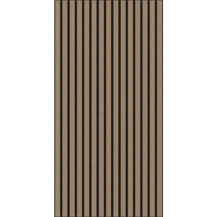 Acoustic Sound Dampening Wall Panels - <b>OAK Long</b> - box of 3 panels (47.2" x 23.6" x 0.8") <b>7.7 sq ft</b> coverage | DECKO SOUNDSCAPE