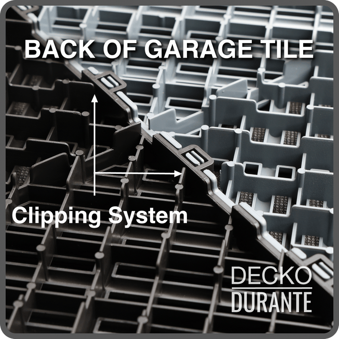 <b>Garage Tile Samples</b> - Interlocking Polypropylene Flooring - Build your Own Selection | DECKO - Fully Refundable (up to 6 items) with FREE Return