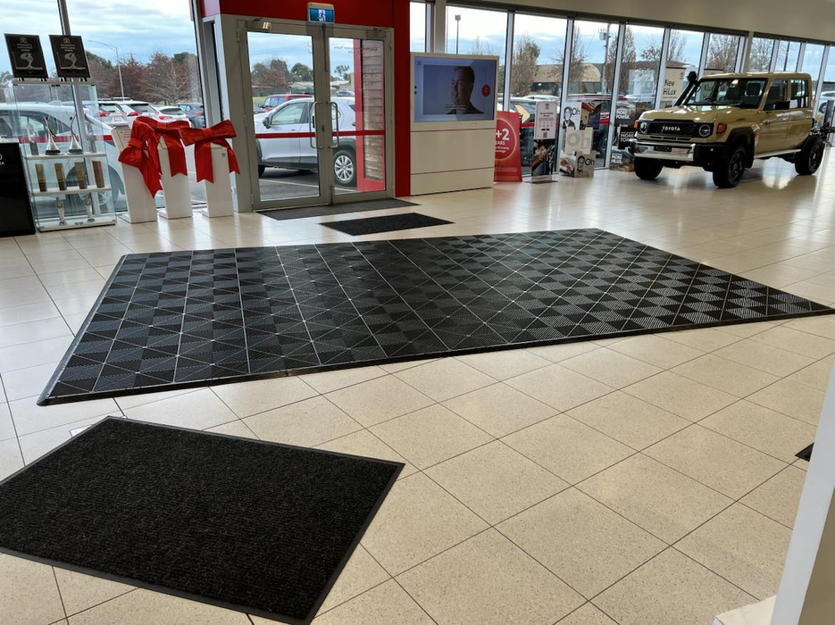 <b>Garage Tile Samples</b> - Interlocking Polypropylene Flooring - Build your Own Selection | DECKO - Fully Refundable (up to 6 items) with FREE Return