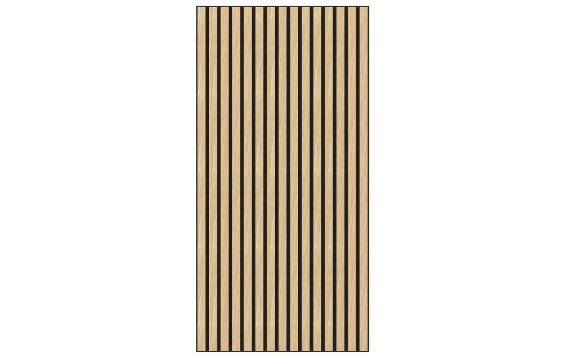 Acoustic Sound Dampening Wall Panels - <b>MAPLE Long</b> - box of 3 panels (47.2" x 23.6" x 0.8") <b>7.7 sq ft</b> coverage | DECKO SOUNDSCAPE
