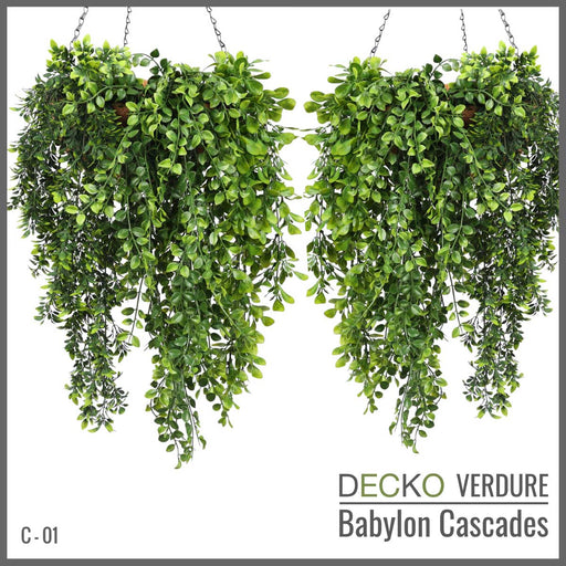 hanging plants photoshop Artificial Hanging Plants - SENNA Collection (2 sets of 3 different pl — DECKO USA