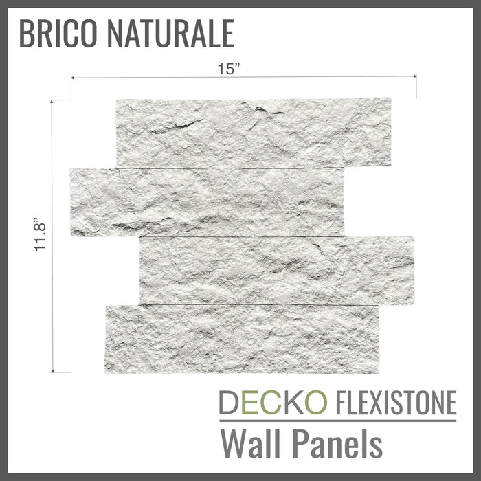 DECKO FLEXISTONE wall panel SAMPLES - Free Shipping