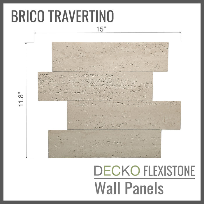 DECKO FLEXISTONE wall panel SAMPLES - Free Shipping
