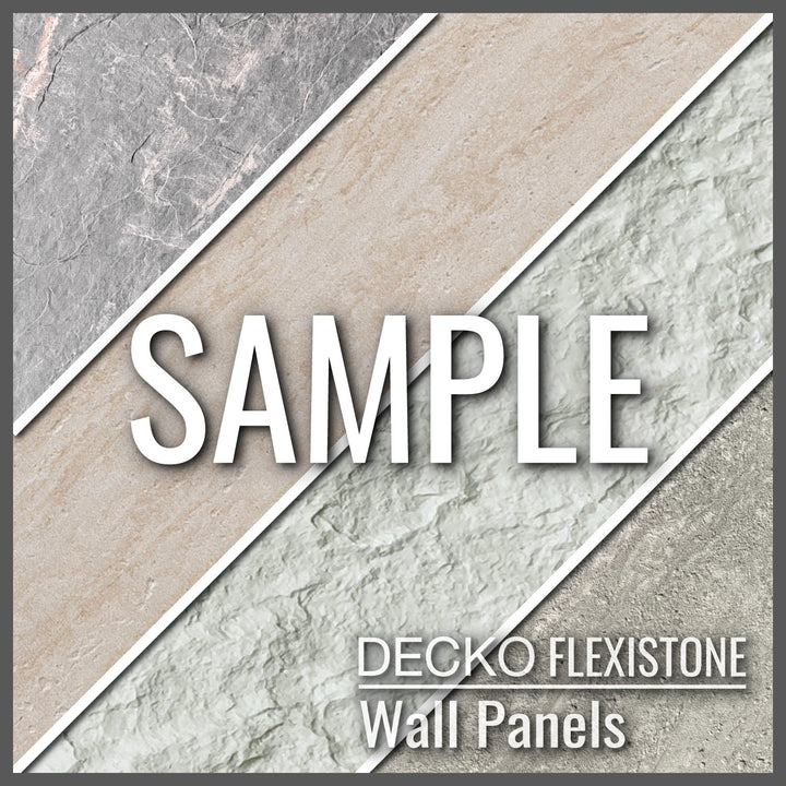 DECKO FLEXISTONE wall panel SAMPLES - Free Shipping