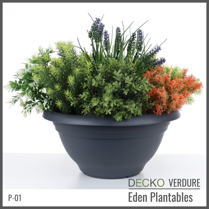 DECKO Verdure Eden Plantables - <b>JACINTA</b> - Collection of 10 different Artificial Plantable Plants