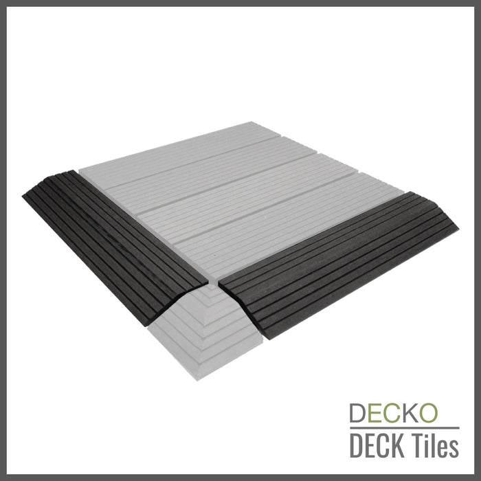 DECKO Tiles <b>RAMP EDGE</b> - (One Piece) - 11.8"/3.1"/0.8"