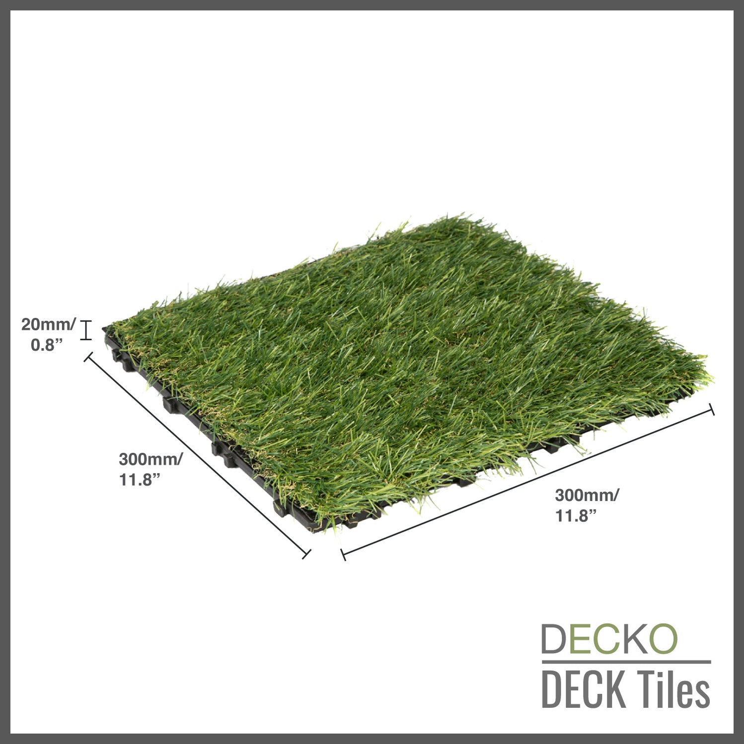 DECKO Premium Tiles - GRASS (One Piece) — DECKO USA - Secler USA LLC