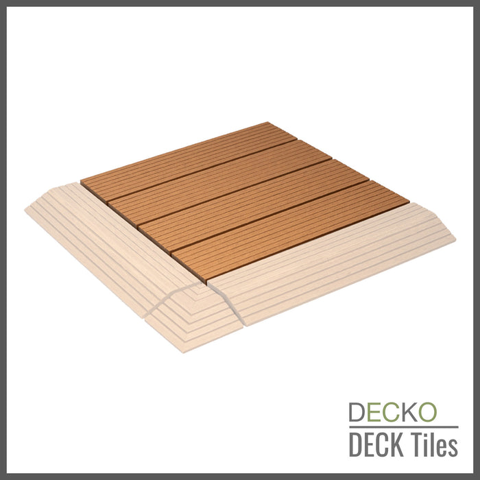 DECKO Premium Tiles - <b>TEAK</b> - (One Piece)