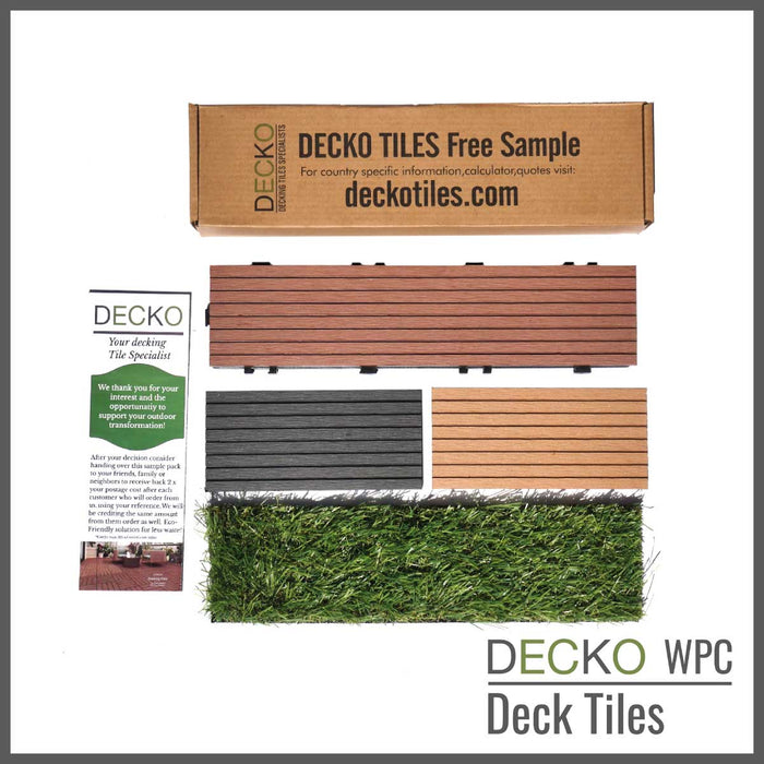 Free DECKO Tiles <b>Sample Pack</b> with Free Delivery ($9.00 Handling fee- one/address only)