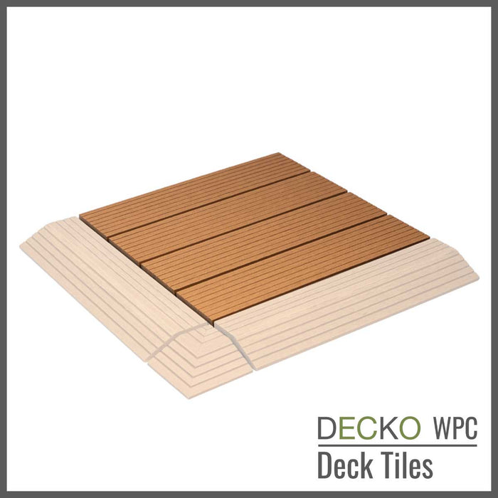 DECKO Premium Tiles - <b>TEAK</b> - (One Piece)