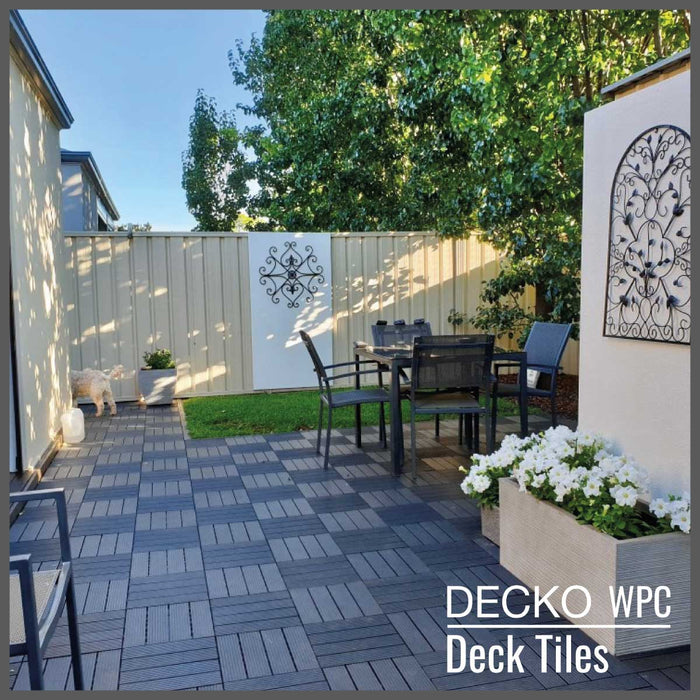 DECKO Premium Tiles - <b>CHARCOAL</b> - (One Piece)