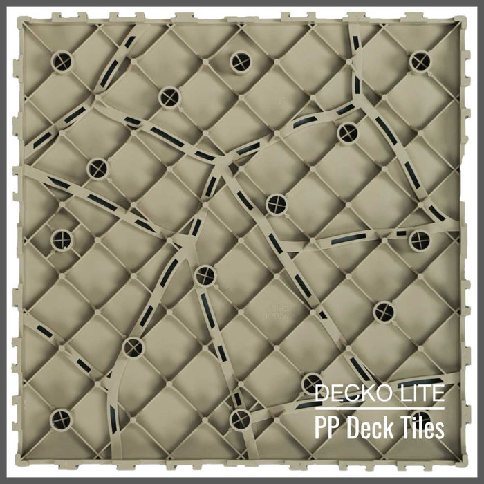 Deck Tiles - Build your Own <b>SAMPLE PACK</b> - Interlocking PP Flooring | DECKO Lite - Fully Refundable (up to 6 items)