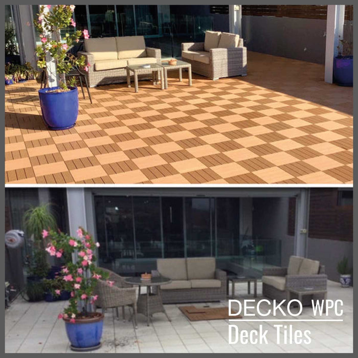 DECKO Premium Tiles - <b>TEAK</b> - (One Piece)