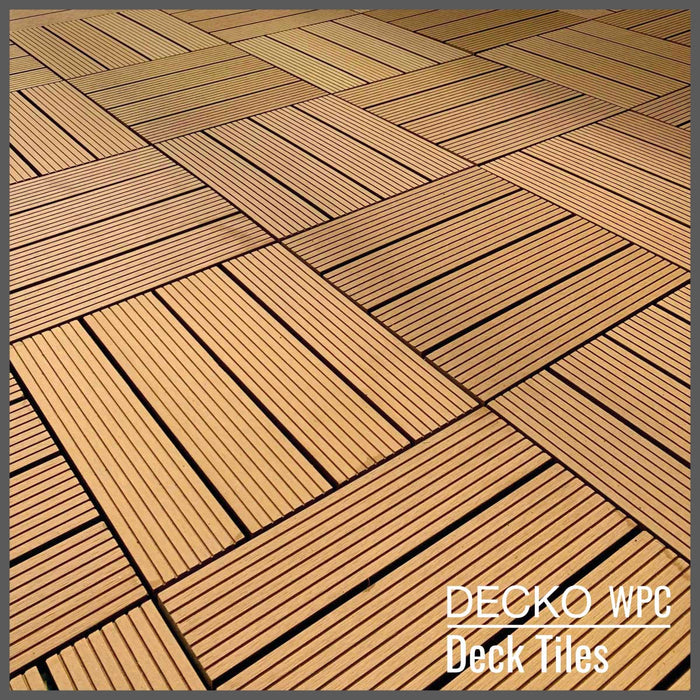 DECKO Premium Tiles - <b>TEAK</b> - (One Piece)