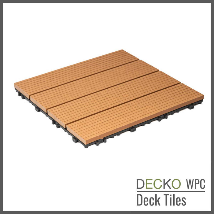 DECKO Premium Tiles - <b>TEAK</b> - (One Piece)
