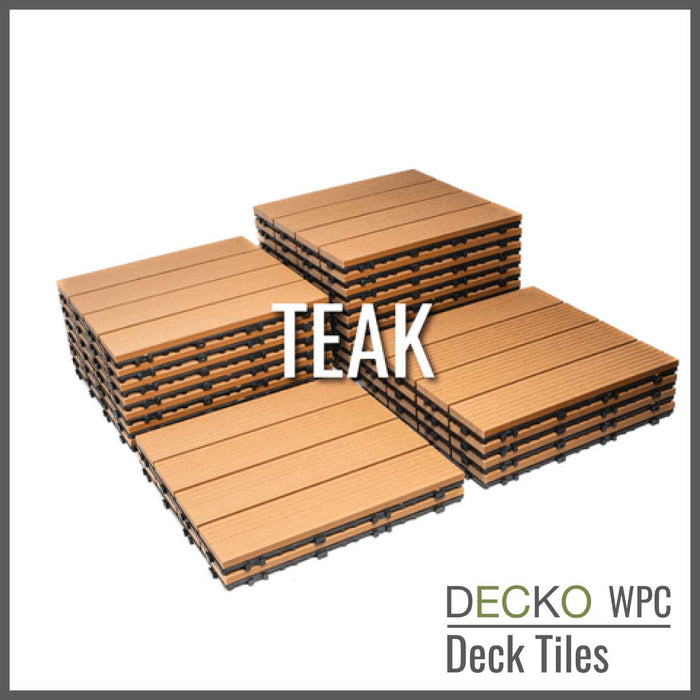 DECKO Premium Tiles - <b>TEAK</b> - (One Piece)