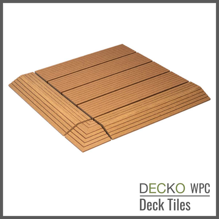 DECKO Premium Tiles - <b>TEAK</b> - (One Piece)
