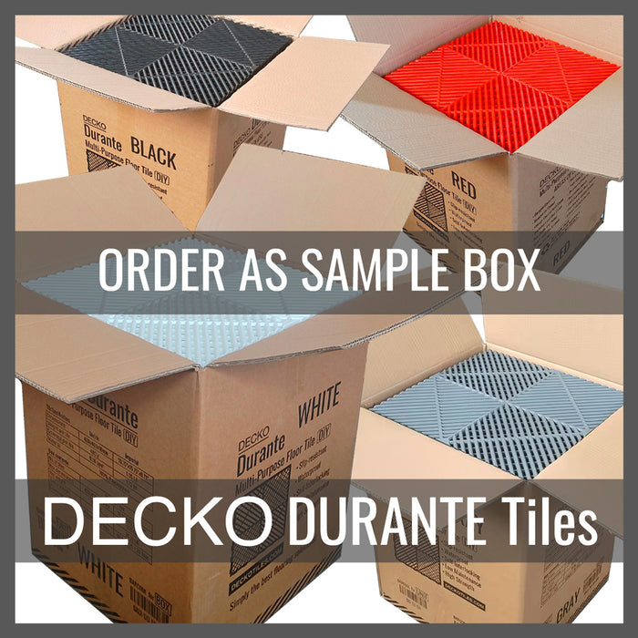 <b>SAMPLE BOX</b> with 30 DURANTE Tiles - Select Colour - 15.8/15.8/0.7" - Fully Refundable with FREE Return for 1 box/address ($19 Handling Fee/return) Price/Box of 30