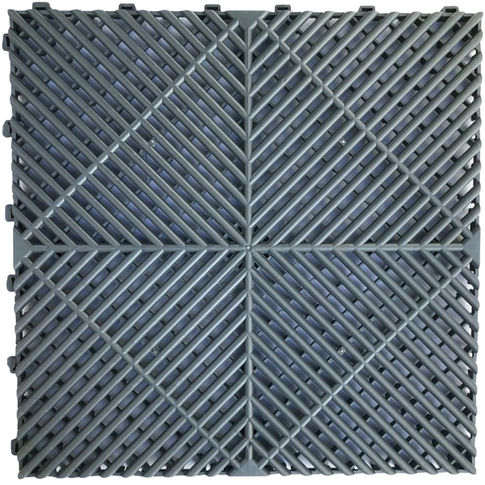 DECKO <b>DURANTE</b> Multipurpose Tile - <b>GREY</b> - 15.8/15.8/0.7" - Price/Tile