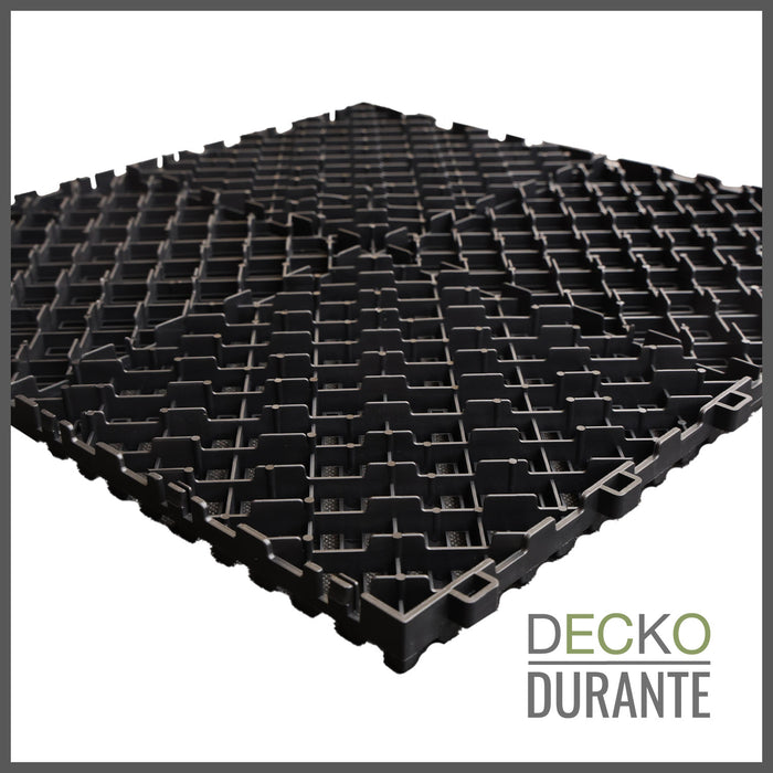 DECKO <b>DURANTE</b> Multipurpose Tile - <b>BLACK</b> - 15.8/15.8/0.7" - Price/Tile