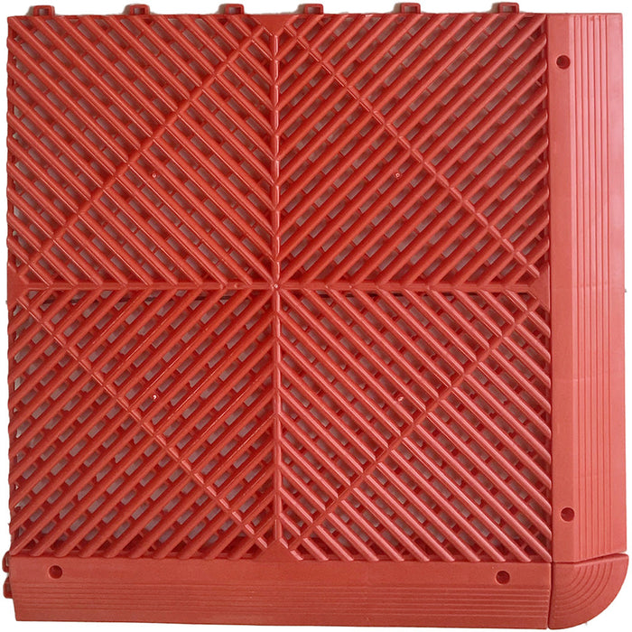 DECKO <b>DURANTE</b> Multipurpose Tile - <b>RED</b> - 15.8/15.8/0.7" - Price/Tile