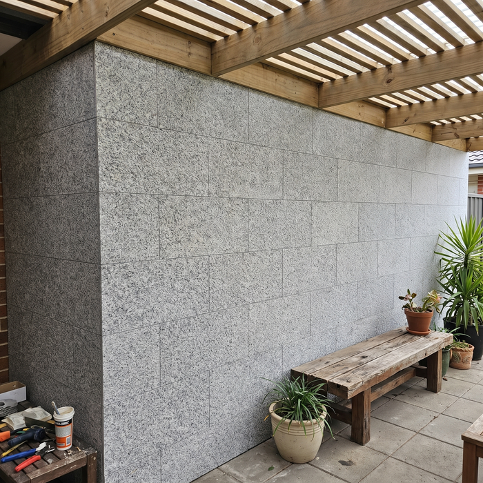 Flexible 3D Stone Wall Panels - PIETRA GRANITE - Box of 16 panels (35.4" x 11.8") 46.5 sqft coverage | DECKO Flexistone (Copy)