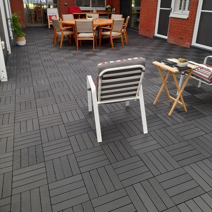 DECKO Premium Tiles - <b>CHARCOAL</b> - (One Piece)