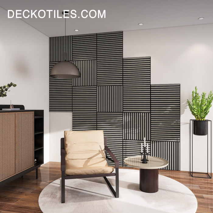 DECKO <b>SOUNDSCAPE</b> Acoustic Wall - SAMPLE Box of 5 Square Panels <b>(Choose Colour)</b> Fully refundable with free return and no restocking fee!