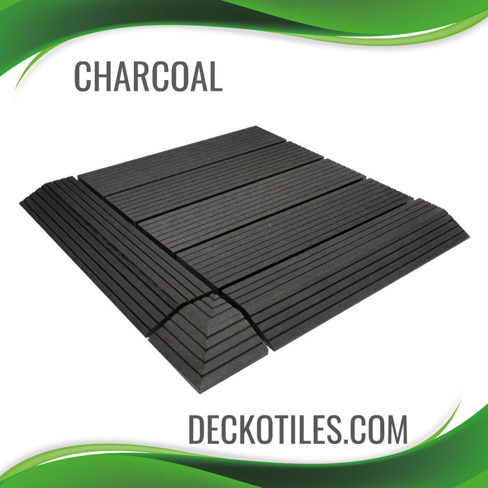 DECKO Premium Tiles - <b>CHARCOAL</b> - (One Piece)