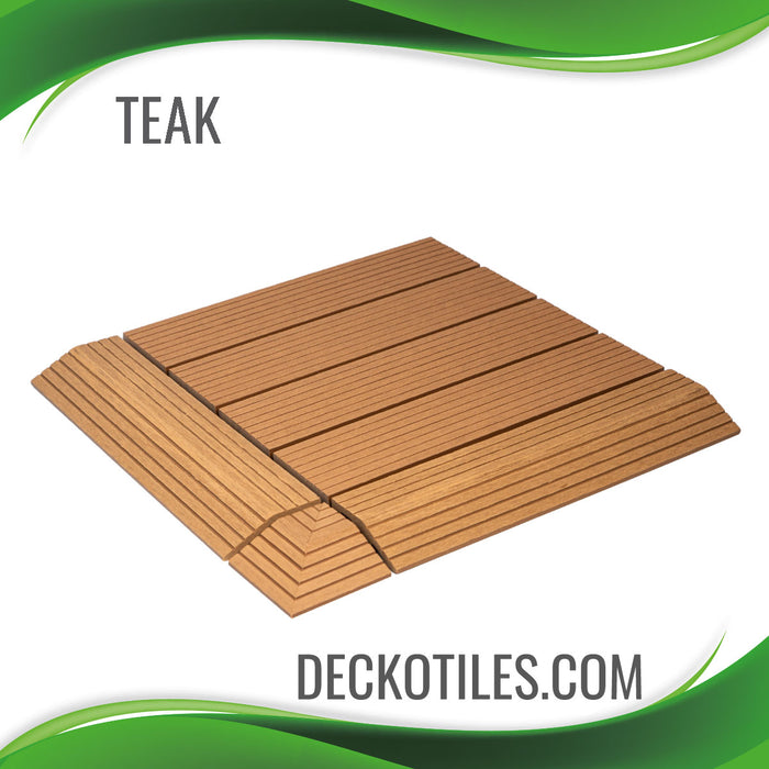 DECKO Premium Tiles - <b>TEAK</b> - (One Piece)