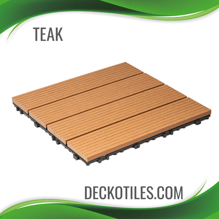 DECKO Premium Tiles - <b>TEAK</b> - (One Piece)