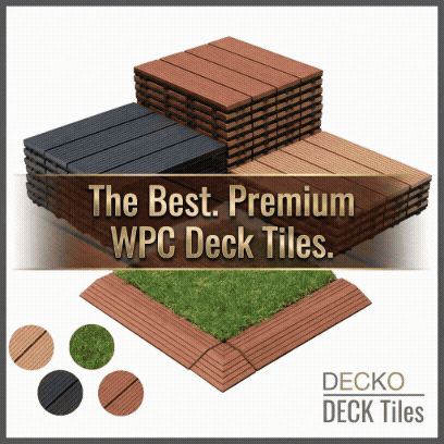 Premium WPC deck tiles: the best choice for a timber-style finish