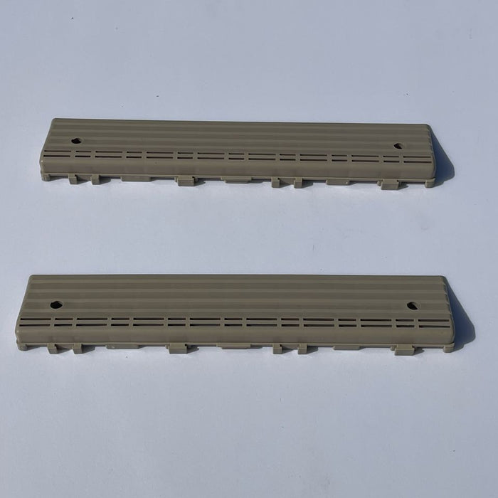 Ramp Edges for DECKO Lite PP Deck Tiles - <b>Choose Color</b> - Premium, 100% Recycled Polypropylene (One Piece)