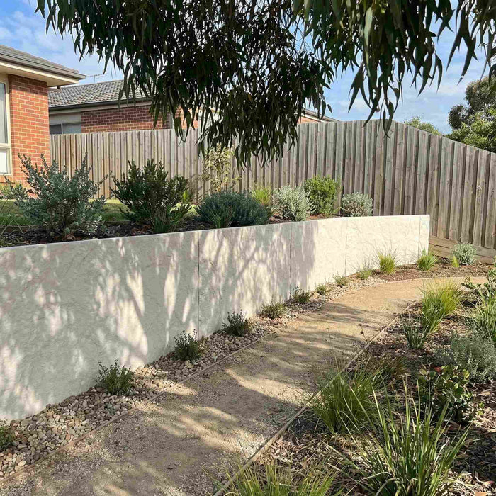 Flexible 3D Stone Wall Panel Sample - GRANDE BIANCO | DECKO Flexistone - Free Shipping