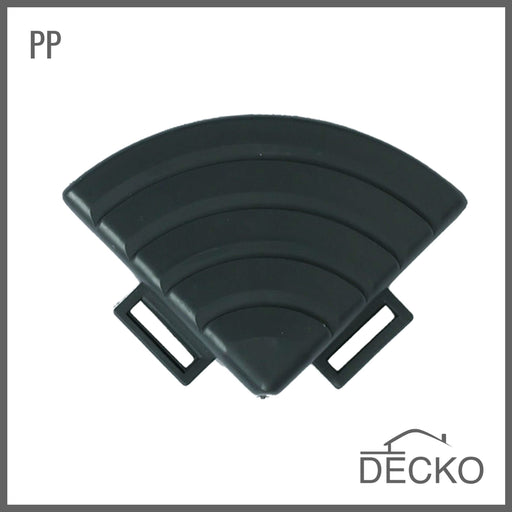 DECKO PP deck tile corner, Gray