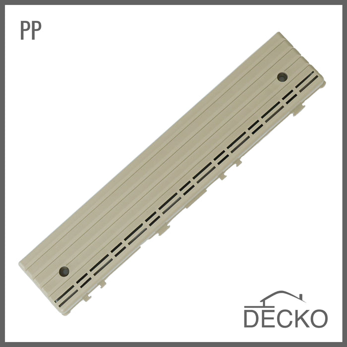 DECKO PP deck tile ramp edge, Beige