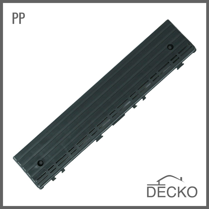 DECKO PP deck tile ramp edge, Gray