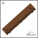 DECKO PP deck tile ramp edge, Brown