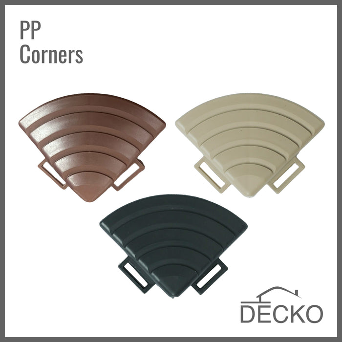 DECKO PP corners, all colors