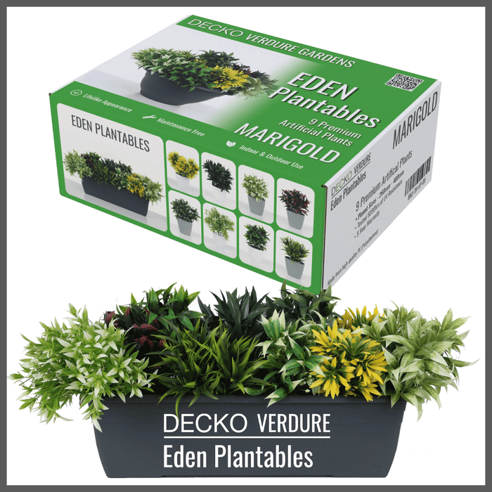 Plantable Artificial Plants - <b>MARIGOLD</b> Collection (9 different plants) | DECKO Verdure Eden Plantables