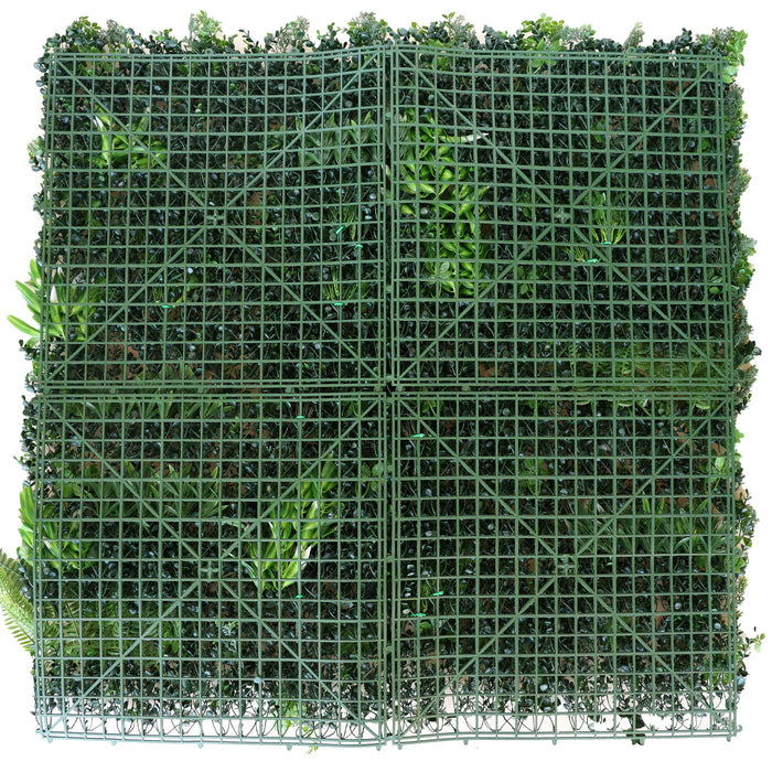 Artificial Plants Green Wall Panel - AMAZONIA - 3.3' x 3.3' - | DECKO VERDURE (10.89 sq. feet panel)