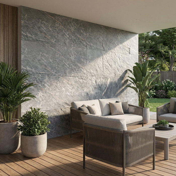 Flexible 3D Stone Wall Panel Sample - GRANDE MARMO | DECKO Flexistone - Free Shipping