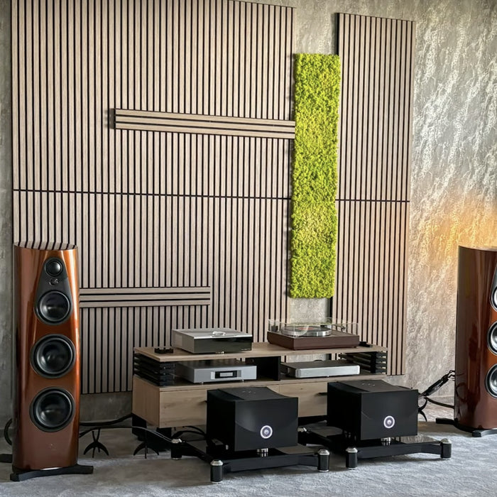 Acoustic Sound Dampening Wall Panels - <b>OAK Long</b> - box of 3 panels (47.2" x 23.6" x 0.8") <b>23.1 sq ft</b> total coverage | DECKO SOUNDSCAPE