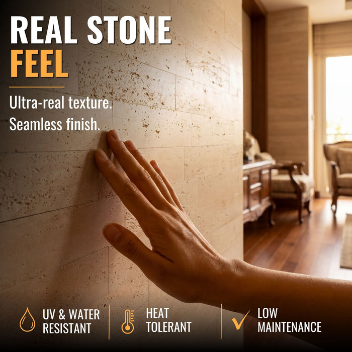 Flexible 3D Stone Wall Panel Sample - BRICO NATURALE | DECKO Flexistone - Free Shipping